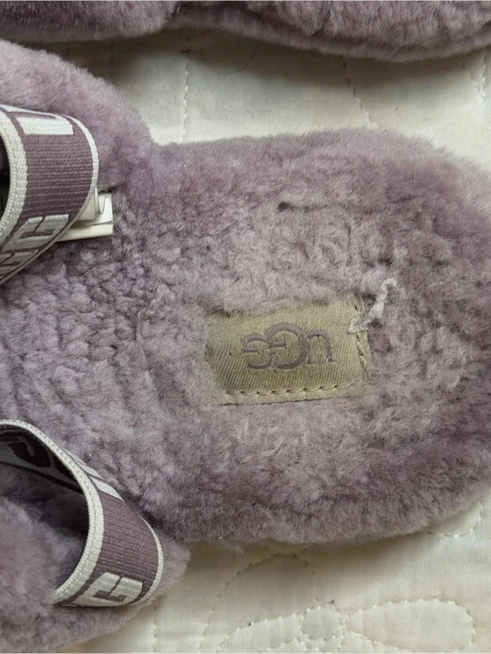 UGG Girls Size 5 Kids' Oh Yeah Slipper 1115752K Lilac Purple Slide Comfy